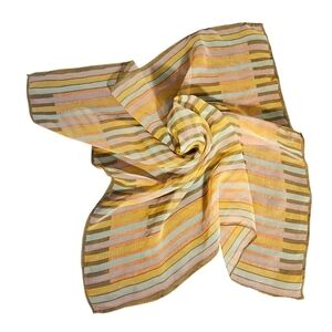 Gorgeous vintage stripped scarf sheer lightweight.
